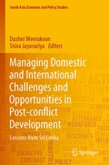 Cover: Managing Domestic and International Challenges and Opportunities in Post-conflict Development - Springer