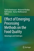 Cover: Effect of Emerging Processing Methods on the Food Quality - Springer
