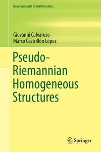 Abbildung von: Pseudo-Riemannian Homogeneous Structures - Springer