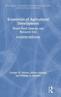 Enlarge image Cover: Economics of Agricultural Development - Routledge