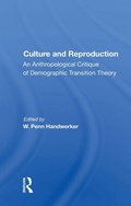 Cover: Culture And Reproduction - Routledge