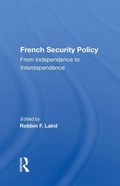 Cover: French Security Policy - Routledge