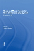 Cover: Macro And Micro Policies For More Growth And Employment - Routledge
