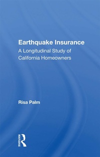 Enlarge image Cover: Earthquake Insurance - Routledge