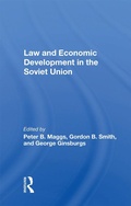 Cover: Law And Economic Development In The Soviet Union - Routledge