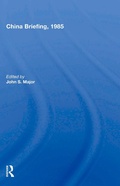 Cover: China Briefing, 1985 - Routledge