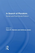 Cover: In Search Of Pluralism - Routledge