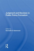 Cover: Judgement And Decision - Routledge
