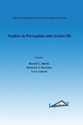 Cover: Studies in Perception and Action III - Routledge