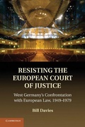 Cover: Resisting the European Court of Justice - Cambridge University Press