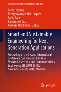 Enlarge image Cover: Smart and Sustainable Engineering for Next Generation Applications - Springer