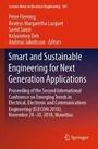 Cover: Smart and Sustainable Engineering for Next Generation Applications - Springer