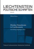 Cover: Direkte Demokratie in Liechtenstein - Liechtensteinische Akadem. Ges.