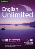 Cover: English Unlimited Pre-intermediate Coursebook with e-Portfolio and Online Workbook Pack - Cambridge University Press