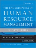 Cover: The Encyclopedia of Human Resource Management, Volume 1 - Pfeiffer