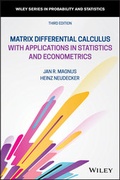 Cover: Matrix Differential Calculus with Applications in Statistics and Econometrics - Wiley