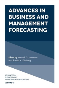 Enlarge image Cover: Advances in Business and Management Forecasting - Emerald Publishing Limited