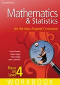 Cover: Mathematics and Statistics for the New Zealand Curriculum Focus on Level 4 Workbook - Cambridge University Press
