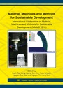 Cover: Material, Machines and Methods for Sustainable Development - Trans Tech Publications Ltd