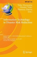Cover: Information Technology in Disaster Risk Reduction - Springer