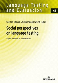 Enlarge image Cover: Social perspectives on language testing - Peter Lang Verlag