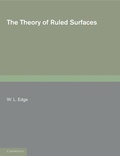 Bild: The Theory of Ruled Surfaces - Cambridge University Press