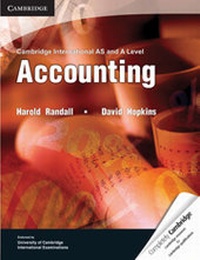 Enlarge image Cover: Cambridge International AS and A Level Accounting Textbook - Cambridge University Press
