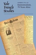 Cover: Yale French Studies, Number 135-136 - Yale University Press