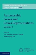 Cover: Automorphic Forms and Galois Representations: Volume 1 - Cambridge University Press