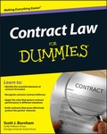 Cover: Contract Law For Dummies - Wiley
