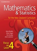 Cover: Mathematics and Statistics for the New Zealand Curriculum Focus on Level 4 - Cambridge University Press
