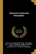 Cover: Allgemeine Deutsche Biographie. - Wentworth Press