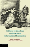 Cover: Failures of American Civil Justice in International Perspective - Cambridge University Press