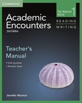 Cover: Academic Encounters Level 1 Teacher's Manual Reading and Writing - Cambridge University Press