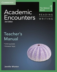Enlarge image Cover: Academic Encounters Level 1 Teacher's Manual Reading and Writing - Cambridge University Press