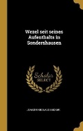 Cover: Wezel seit seines Aufenthalts in Sondershausen - Wentworth Press