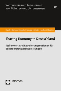 Abbildung von: Sharing Economy in Deutschland - Nomos