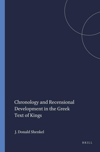 Enlarge image Cover: Chronology and Recensional Development in the Greek Text of Kings - Brill