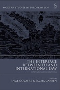 Cover: The Interface Between EU and International Law - Hart Publishing