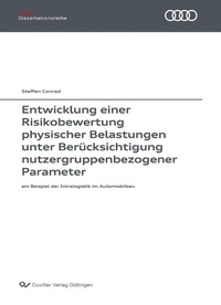 Abbildung von: Entwicklung einer Risikobewertung physischer Belastungen unter Berücksichtigung nutzergruppenbezogener Parameter - Cuvillier Verlag