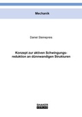 Cover: Konzept zur aktiven Schwingungsreduktion an d&uuml;nnwandigen Strukturen - Shaker