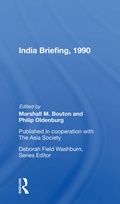 Cover: India Briefing, 1990 - Routledge