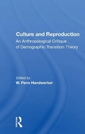 Cover: Culture And Reproduction - Routledge