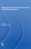 Cover: Managing Renewable Natural Resources In Developing Countries - Routledge