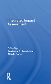 Enlarge image Cover: Integrated Impact Assessment - Routledge
