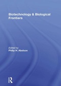 Cover: Biotechnology And Biological Frontiers - Routledge