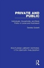 Cover: Private and Public - Routledge
