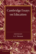 Cover: Cambridge Essays in Education - Cambridge University Press