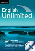 Cover: English Unlimited Elementary A Combo with DVD-ROMs (2) - Cambridge University Press