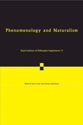 Cover: Phenomenology and Naturalism - Cambridge University Press